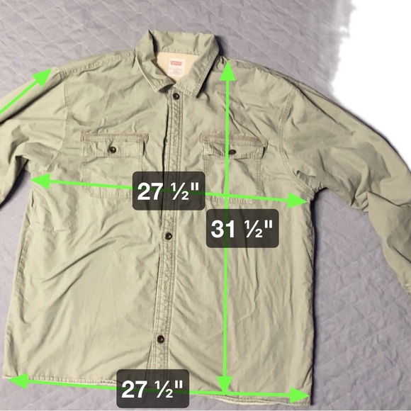 Vintage Levi’s Button Up Sherpa Lining Jacket 3XL - Picture 9 of 11